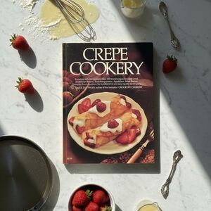 Crepe Cookery by Mable Hoffman 1970s Vtg Cookbook 200 Tested Recipes, Desserts